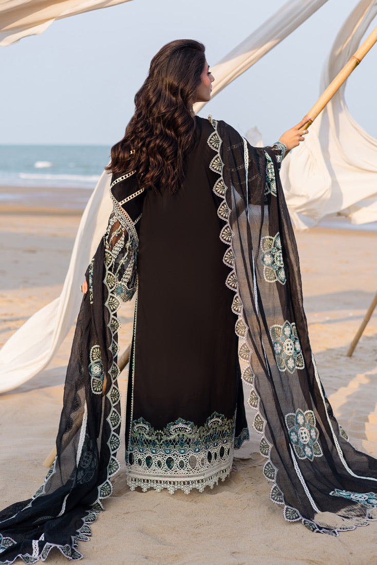 Marjjan | Mavi Lawn | MLL-19 B (BLACK) - Official Marjjan stockist in UK - Sakeena London