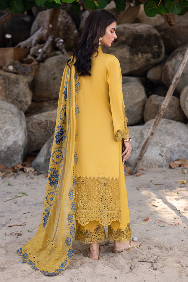 Marjjan | Mavi Lawn | MLL-23 B (MUSTARD) - Official Marjjan stockist in UK - Sakeena London