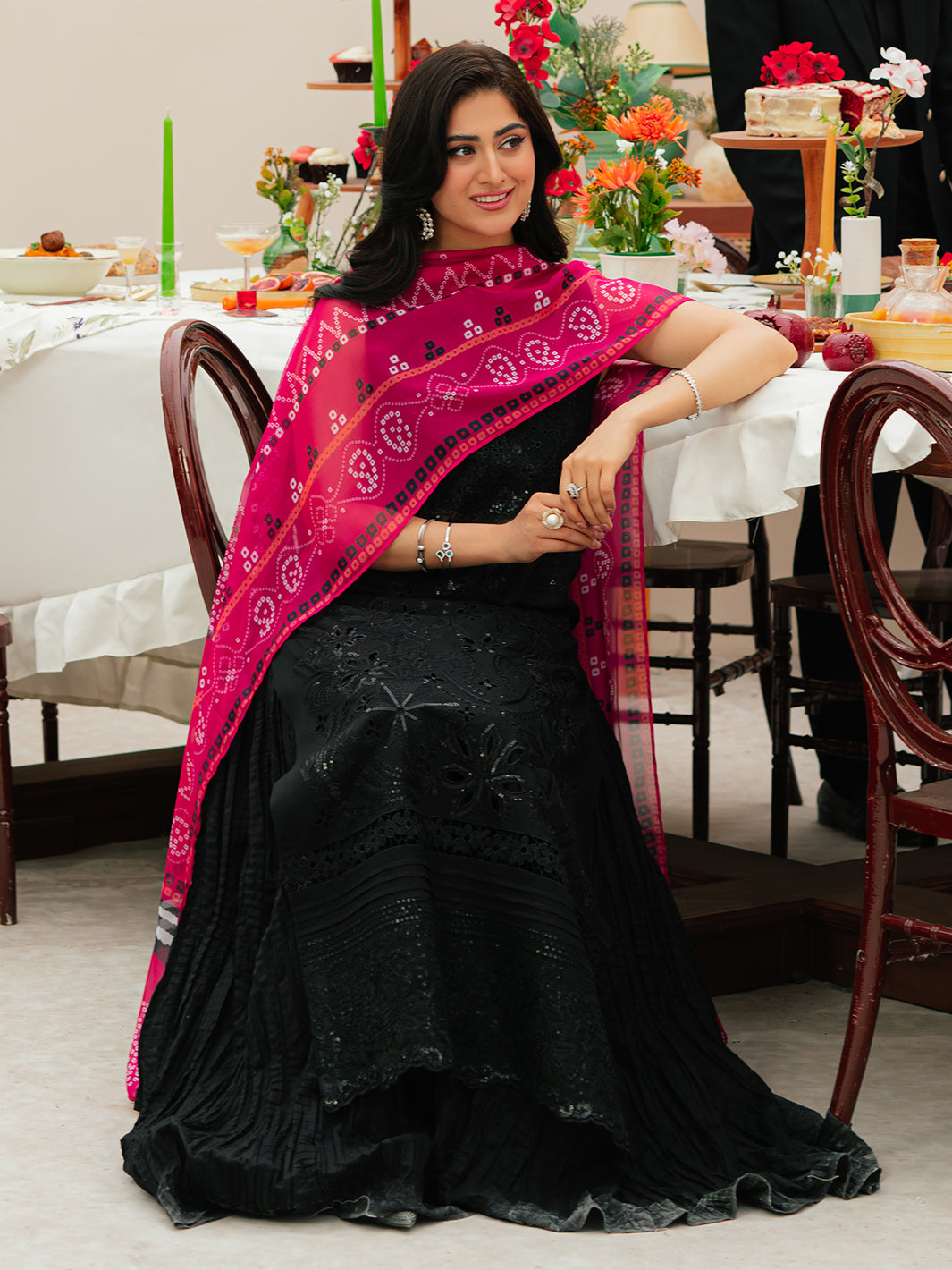 Mahnur | Allenura Luxury Lawn 24 | MOCHA - Official Mahnur stockist in UK - Sakeena London