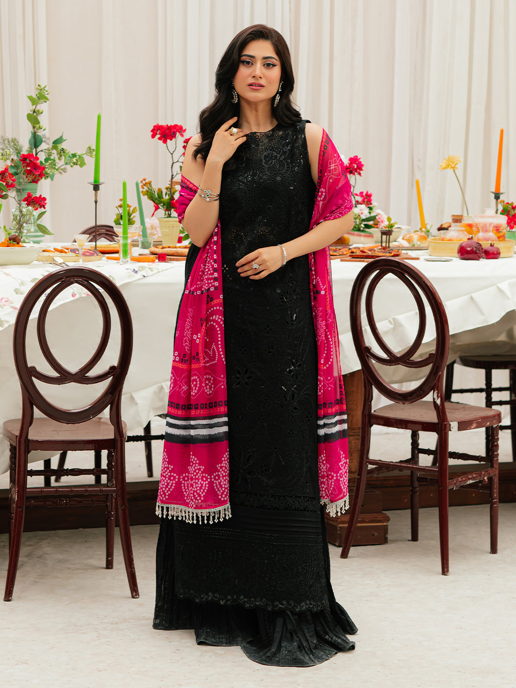 Mahnur | Allenura Luxury Lawn 24 | MOCHA - Official Mahnur stockist in UK - Sakeena London