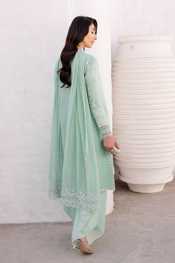 Marjjan | Elyna Lawn | NOA MP-45 (MINT GREEN) - Official Marjjan stockist in UK - Sakeena London