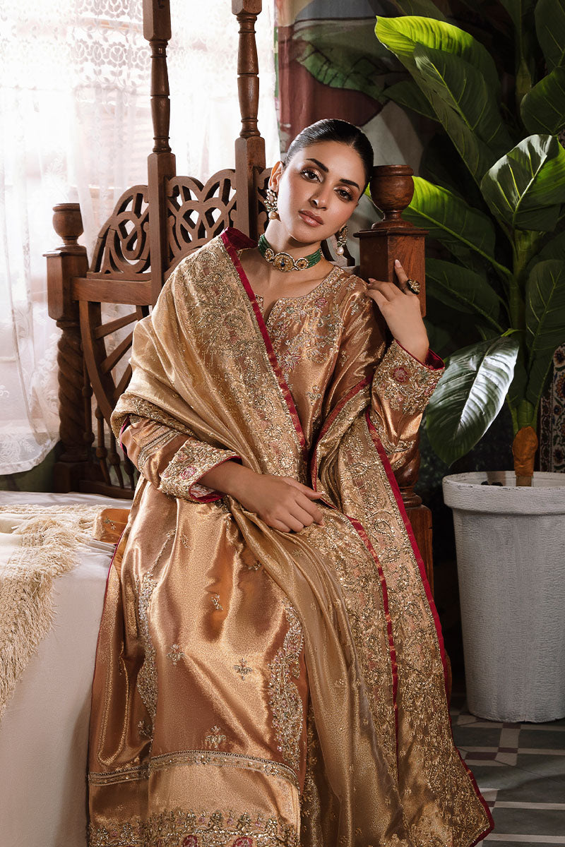 Mushq | Sunehri Lama Silk | Aleha