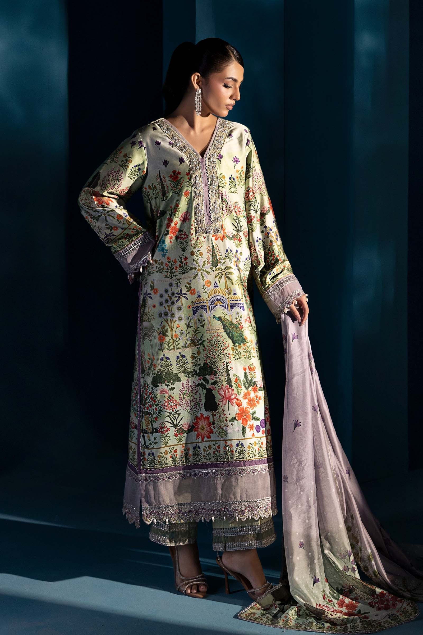 Maria B | Pre fall Dresses | MPS-W25-06 G - Official Maria B stockist in UK - Sakeena London