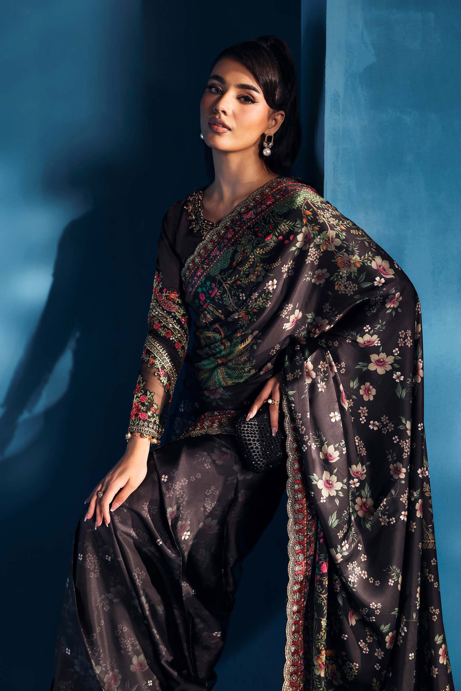 Maria B | Pre fall Dresses | MPS-W25-01 C - Official Maria B stockist in UK - Sakeena London