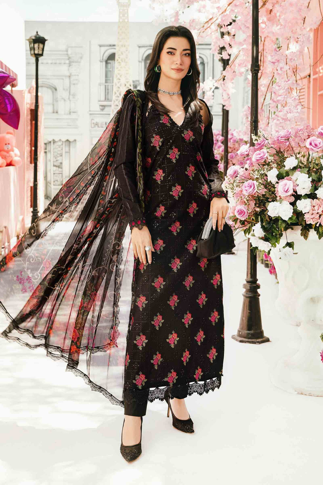 Maria B | M Prints Summer 25 | MPT-2601-B - Official Maria B stockist in UK - Sakeena London
