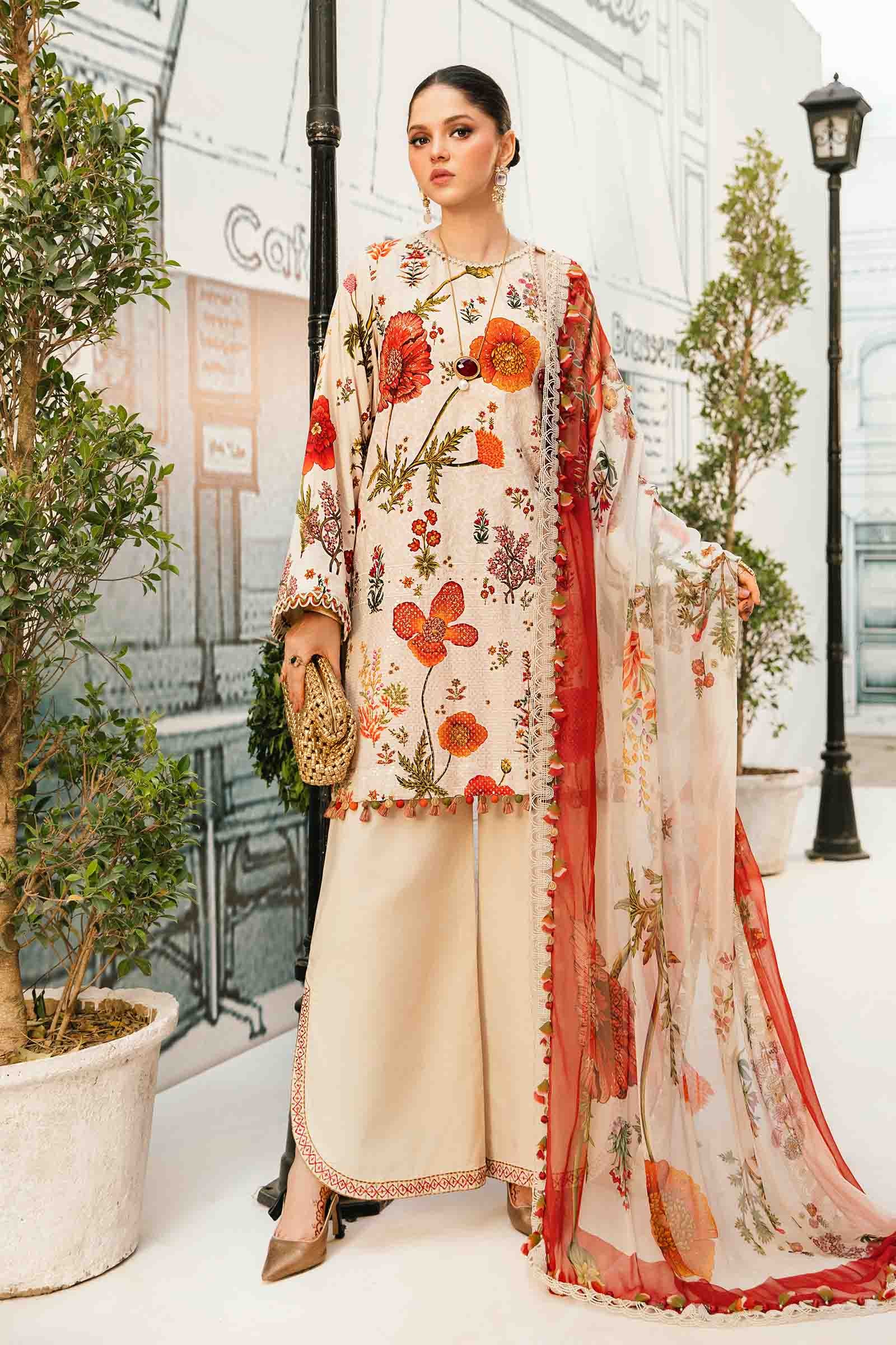 Maria B | M Prints Summer 25 | MPT-2607-A - Official Maria B stockist in UK - Sakeena London
