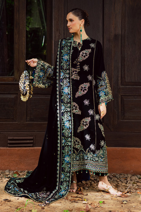 Marjjan | De Royal | MRV-52 (BLACK MULTI) - Official Marjjan stockist in UK - Sakeena London