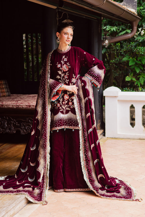 Marjjan | De Royal | MRV-53 (MEHROON) - Official Marjjan stockist in UK - Sakeena London