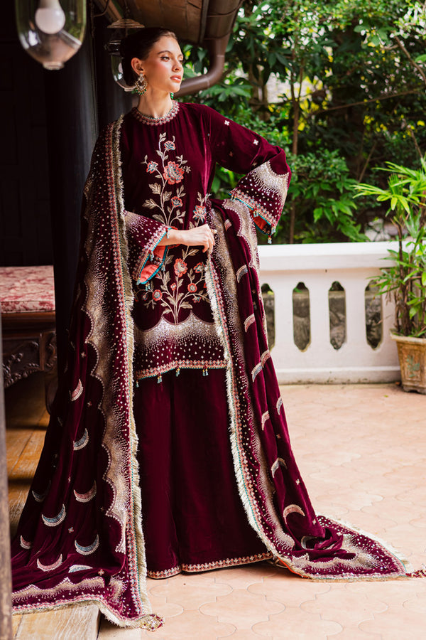 Marjjan | De Royal | MRV-53 (MEHROON) - Official Marjjan stockist in UK - Sakeena London