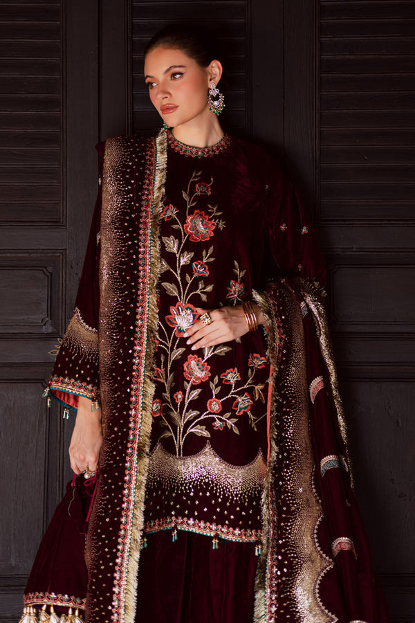 Marjjan | De Royal | MRV-53 (MEHROON) - Official Marjjan stockist in UK - Sakeena London