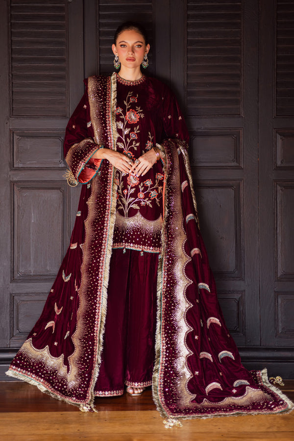 Marjjan | De Royal | MRV-53 (MEHROON) - Official Marjjan stockist in UK - Sakeena London