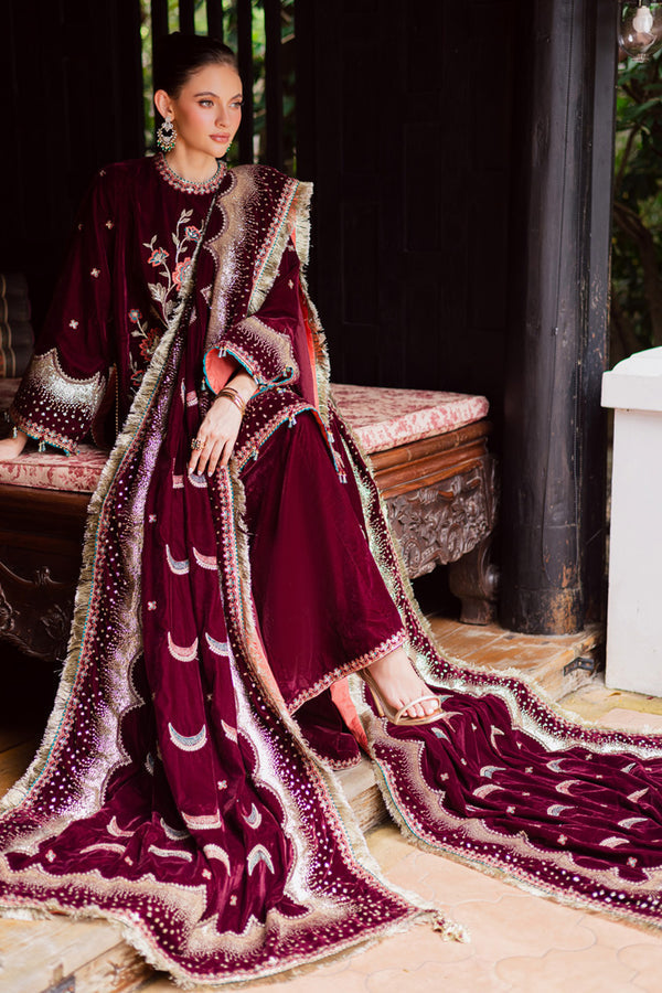 Marjjan | De Royal | MRV-53 (MEHROON) - Official Marjjan stockist in UK - Sakeena London