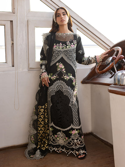 Parishay | Monaco Luxury Lawn 25 | MS-01 - Official Parishay stockist in UK - Sakeena London