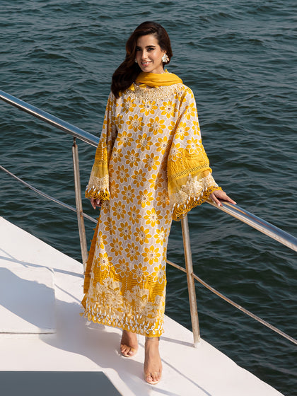 Parishay | Monaco Luxury Lawn 25 | MS-02 - Official Parishay stockist in UK - Sakeena London