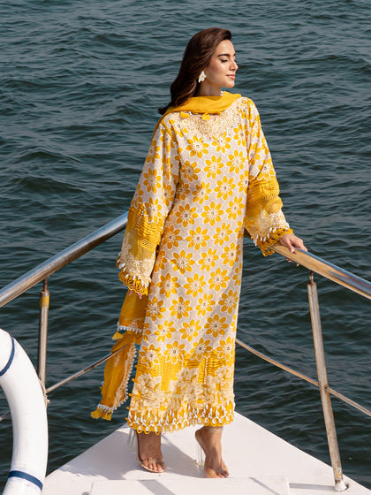 Parishay | Monaco Luxury Lawn 25 | MS-02 - Official Parishay stockist in UK - Sakeena London