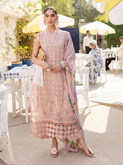 Parishay | Monaco Luxury Lawn 25 | MS-08 - Official Parishay stockist in UK - Sakeena London