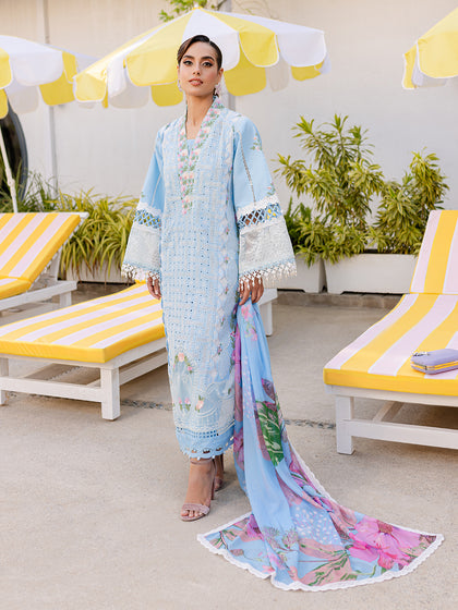 Parishay | Monaco Luxury Lawn 25 | MS-10 - Official Parishay stockist in UK - Sakeena London