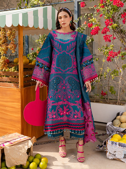 Parishay | Monaco Luxury Lawn 25 | MS-11 - Official Parishay stockist in UK - Sakeena London