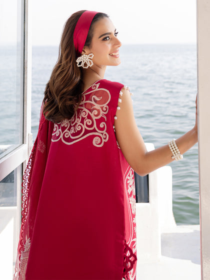 Parishay | Monaco Luxury Lawn 25 | MS-14 - Official Parishay stockist in UK - Sakeena London