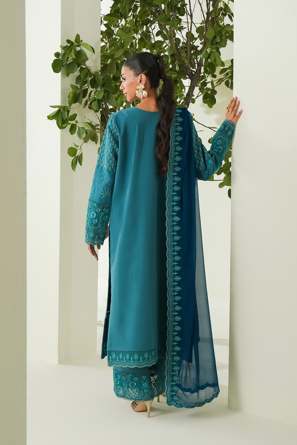 Maryum N Maria | Soiree Lawn | Freesia - Official Maryam N Maria stockist in UK - Sakeena London