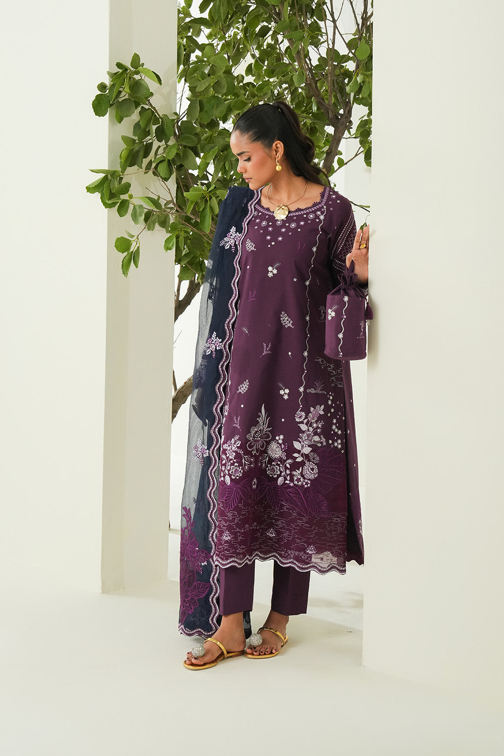 Maryum N Maria | Soiree Lawn | Sweet Pea - Official Maryum N Maria stockist in UK - Sakeena London