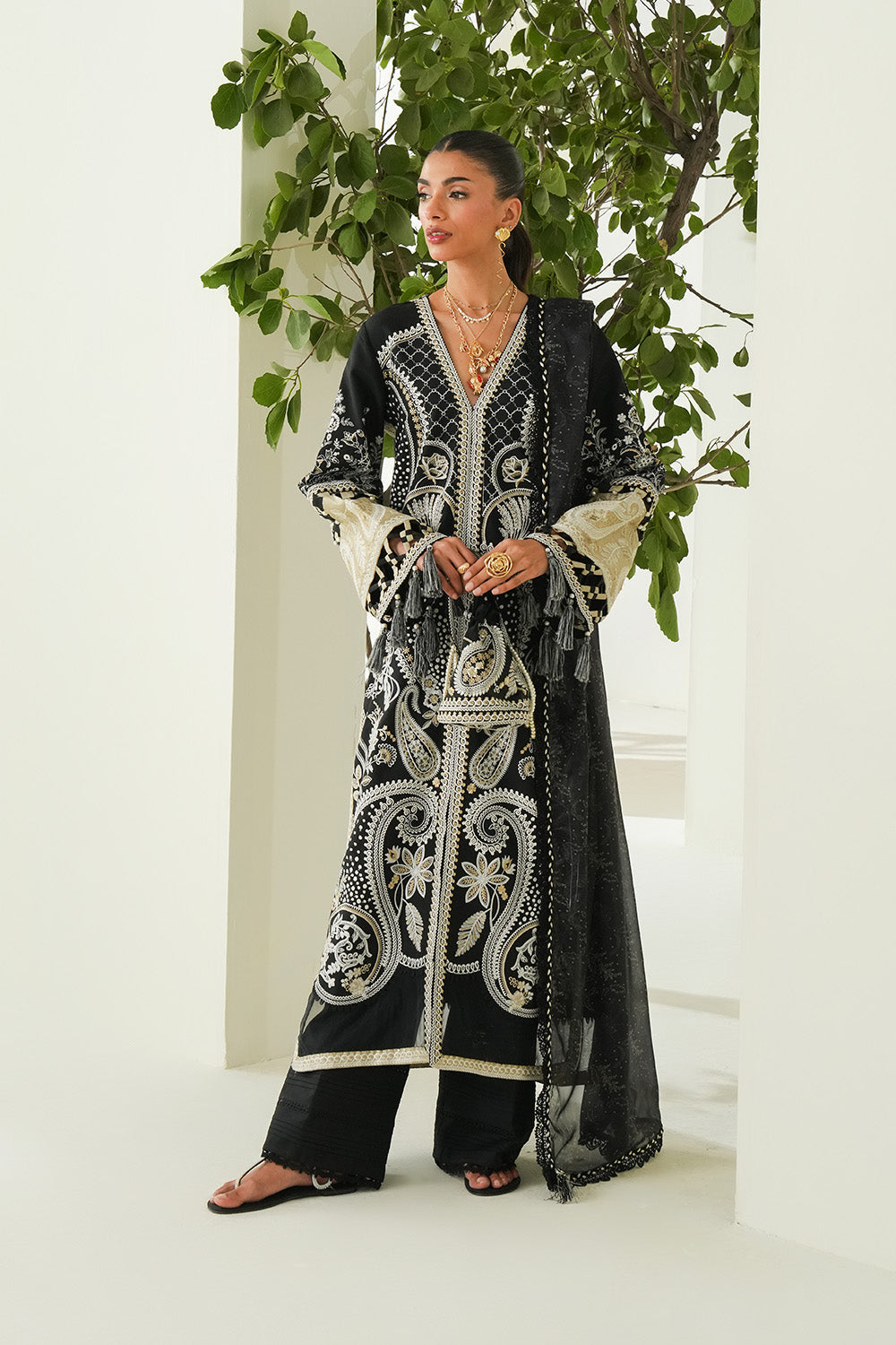 Maryum N Maria | Soiree Lawn |Mirage - Official Maryam N Maria stockist in UK - Sakeena London