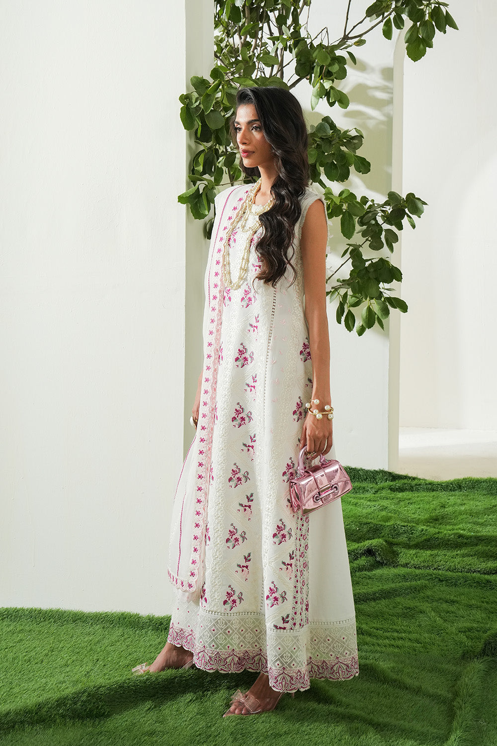 Maryum N Maria | Soiree Lawn | Frosted Meadow - Official Maryam N Maria stockist in UK - Sakeena London