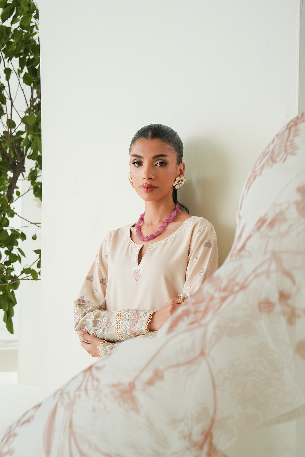 Maryum N Maria | Soiree Lawn | Shore - Official Maryum N Maria stockist in UK - Sakeena London