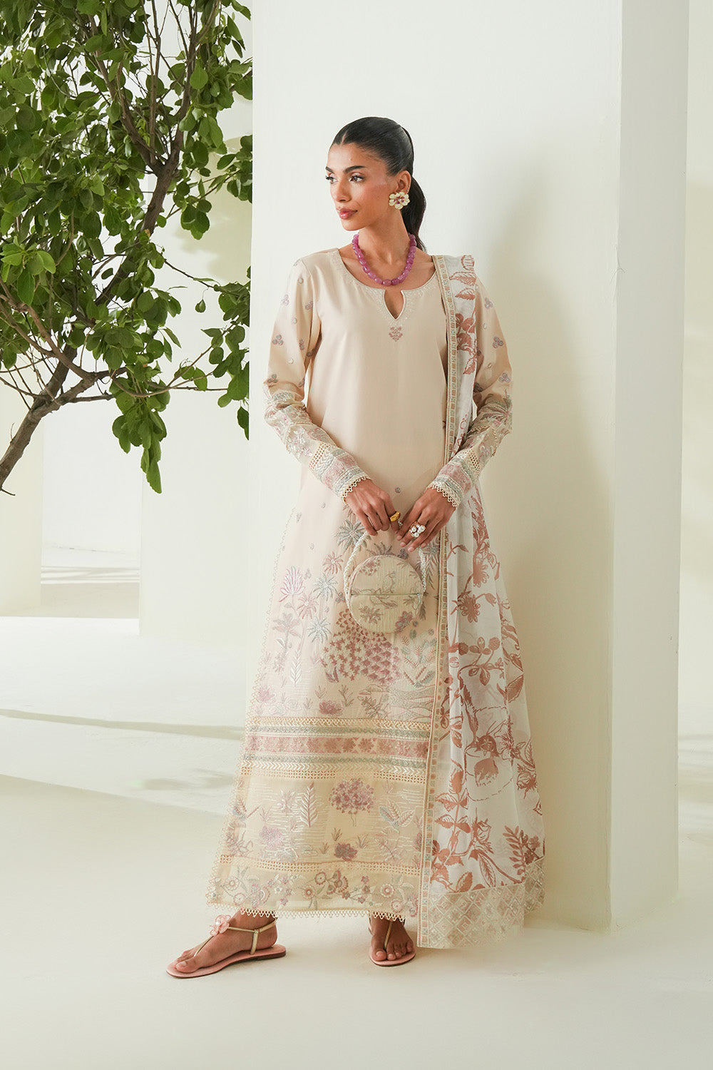 Maryum N Maria | Soiree Lawn | Shore - Official Maryum N Maria stockist in UK - Sakeena London