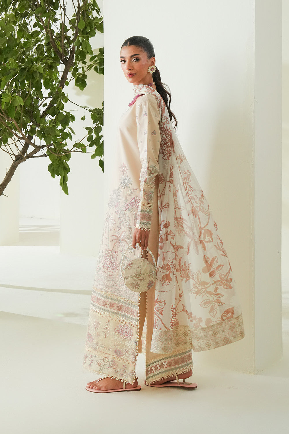 Maryum N Maria | Soiree Lawn | Shore - Official Maryum N Maria stockist in UK - Sakeena London