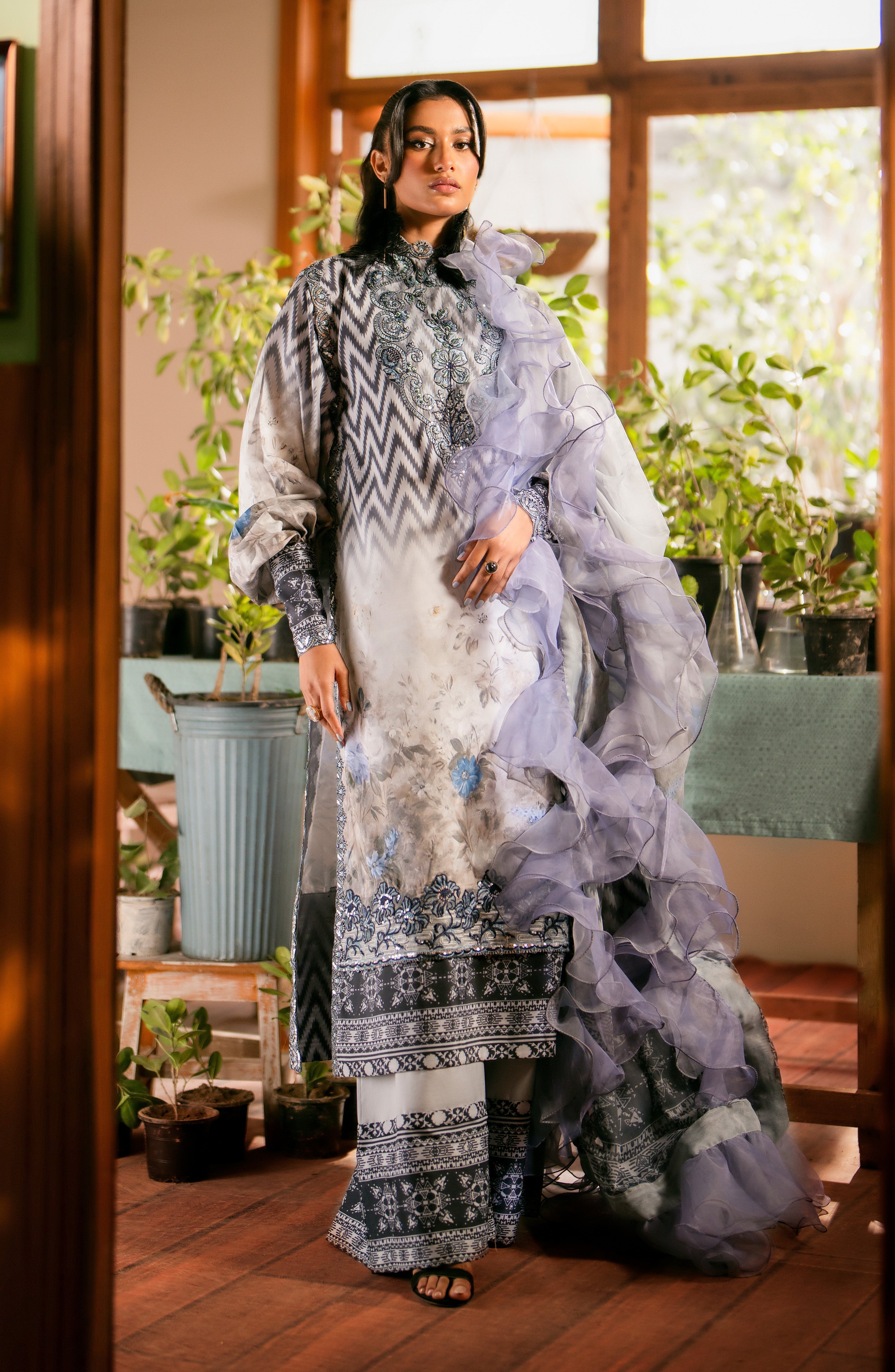 Maryum N Maria | Luxury Lawn 24 | Sara - Official Maryum N Maria stockist in UK - Sakeena London