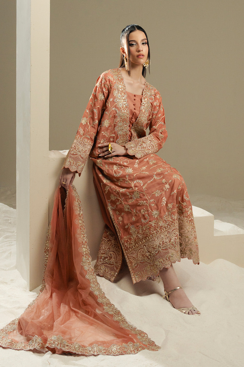 Maryum N Maria | Lyla Pret | SOLEIL - MS50382 - Official Maryum N Maria stockist in UK - Sakeena London