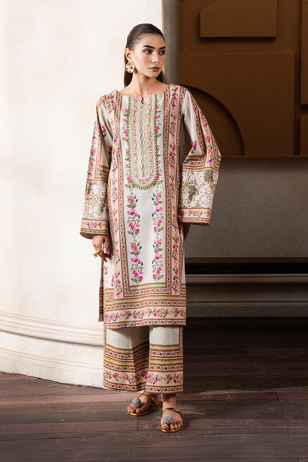 Maryum N Maria | Mah Casual Pret | LARA - MS50430 - Official Maryum N Maria stockist in UK - Sakeena London