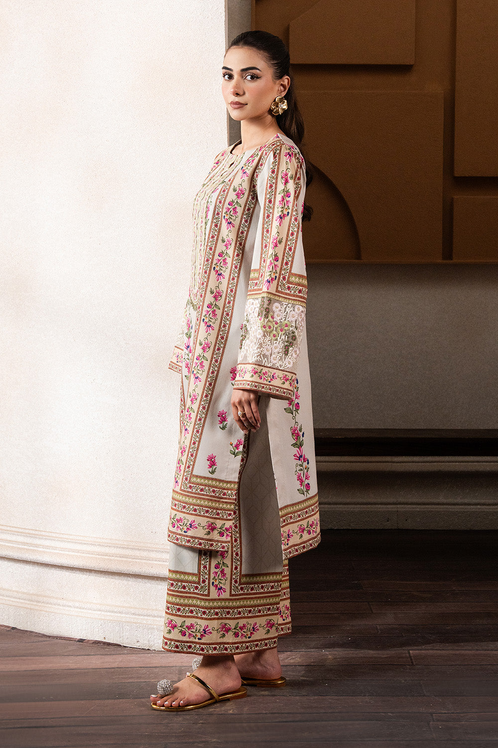 Maryum N Maria | Mah Casual Pret | LARA - MS50430 - Official Maryum N Maria stockist in UK - Sakeena London