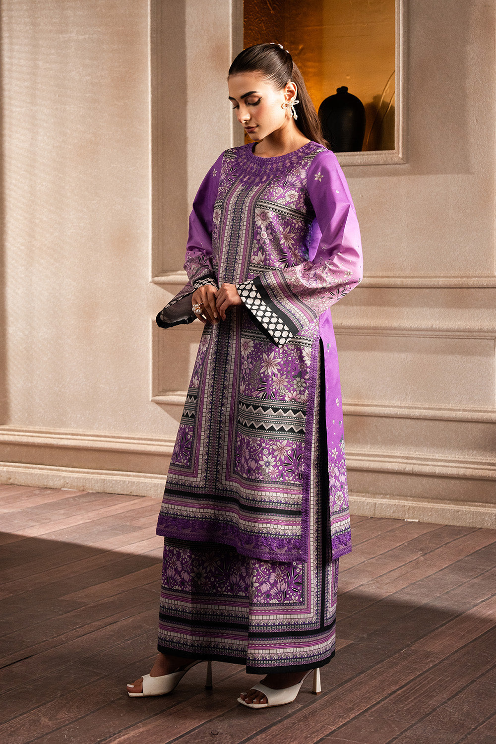 Maryum N Maria | Mah Casual Pret | EVERLY - MS50432 - Official Maryum N Maria stockist in UK - Sakeena London