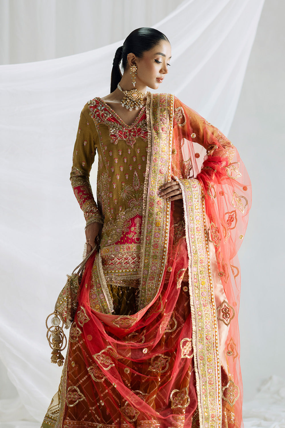 Maryum N Maria | Serene Wedding Dresses | AADHISHAKTI - MSS5848 - Official Maryam N Maria stockist in UK - Sakeena London