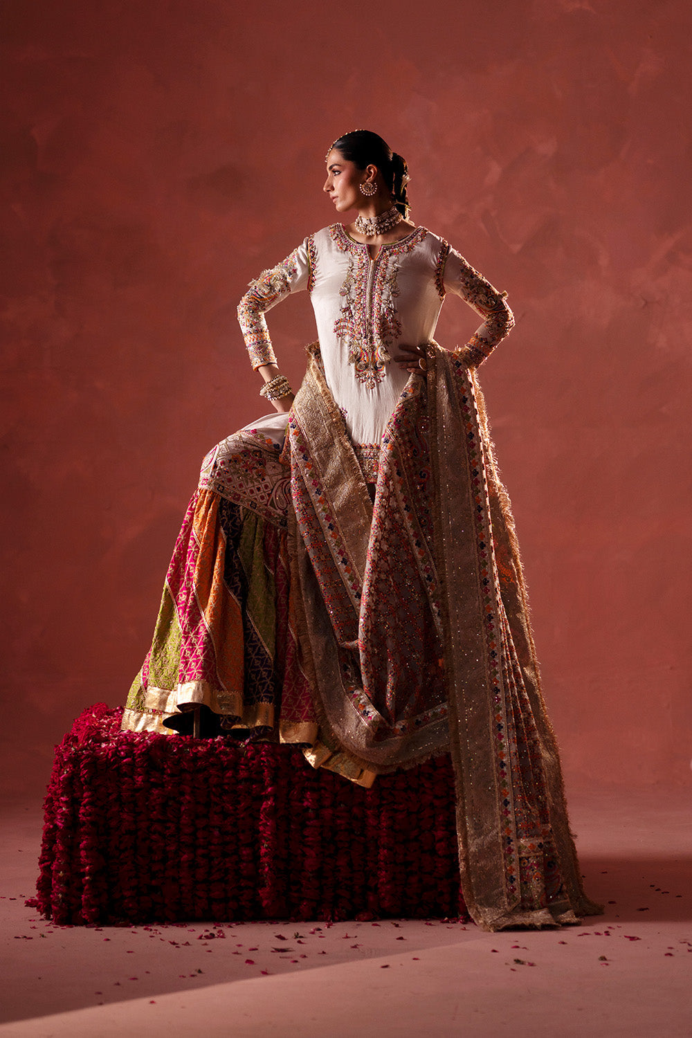 Maryum N Maria | Luxury Silk | MEHNDI NIGHT - MSS5895 - Official Maryum N Maria stockist in UK - Sakeena London