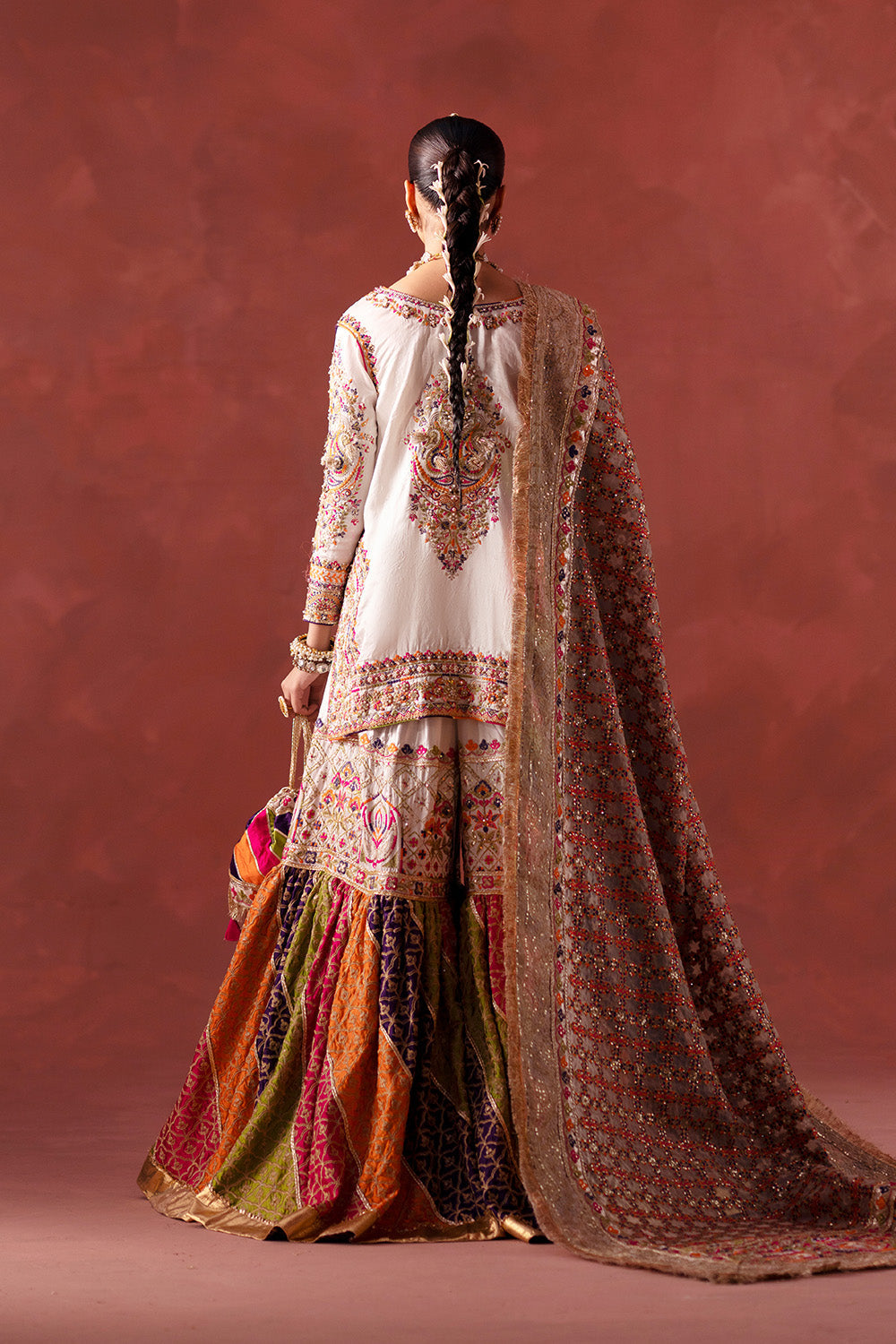 Maryum N Maria | Luxury Silk | MEHNDI NIGHT - MSS5895 - Official Maryum N Maria stockist in UK - Sakeena London