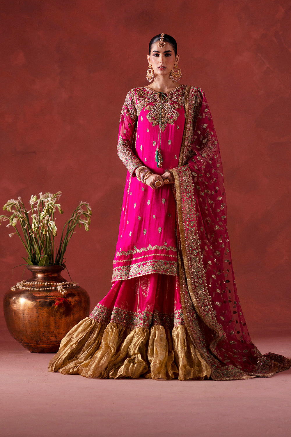 Maryum N Maria | Luxury Silk | DHOOLAK - MSS5898 - Official Maryum N Maria stockist in UK - Sakeena London