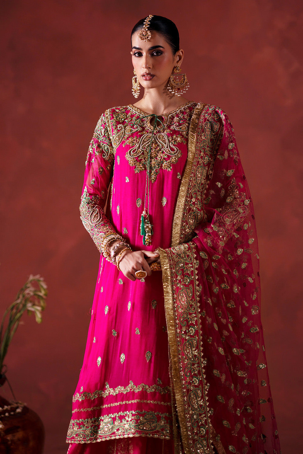 Maryum N Maria | Luxury Silk | DHOOLAK - MSS5898 - Official Maryum N Maria stockist in UK - Sakeena London