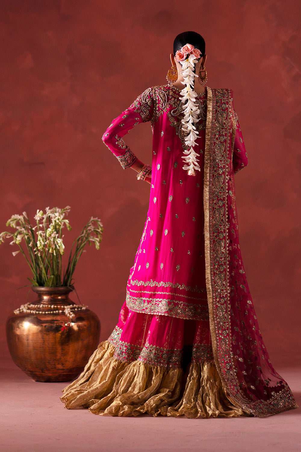 Maryum N Maria | Luxury Silk | DHOOLAK - MSS5898 - Official Maryum N Maria stockist in UK - Sakeena London