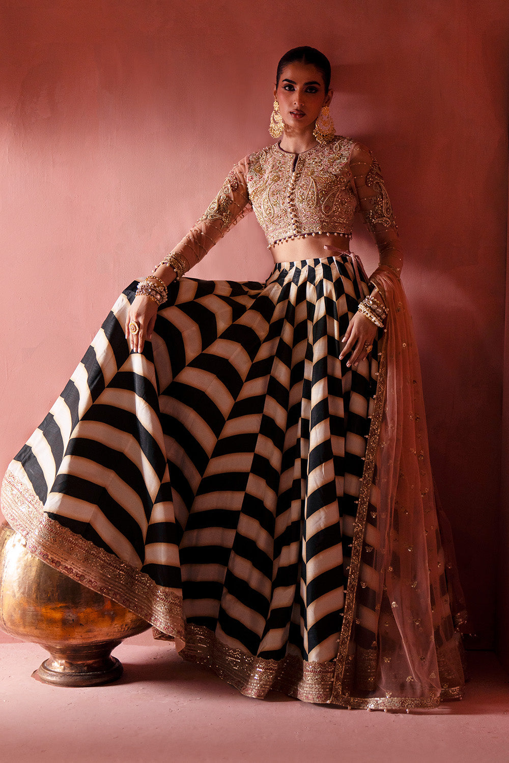 Maryum N Maria | Luxury Silk | QAWALI NIGHT - MSS5902 - Official Maryum N Maria stockist in UK - Sakeena London