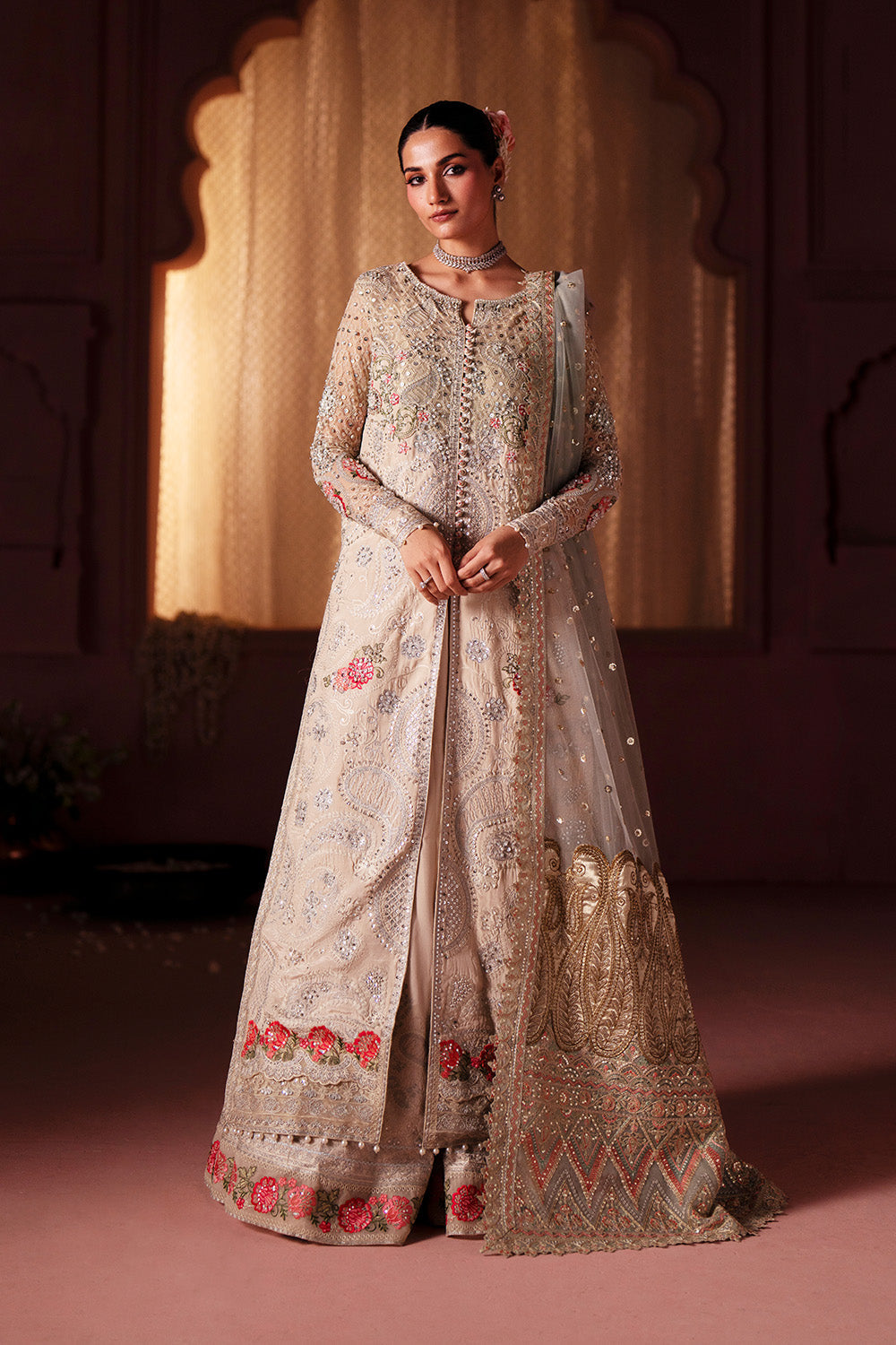 Maryum N Maria | Luxury Silk | ENGAGEMENT HUES - MSS5903 - Official Maryum N Maria stockist in UK - Sakeena London