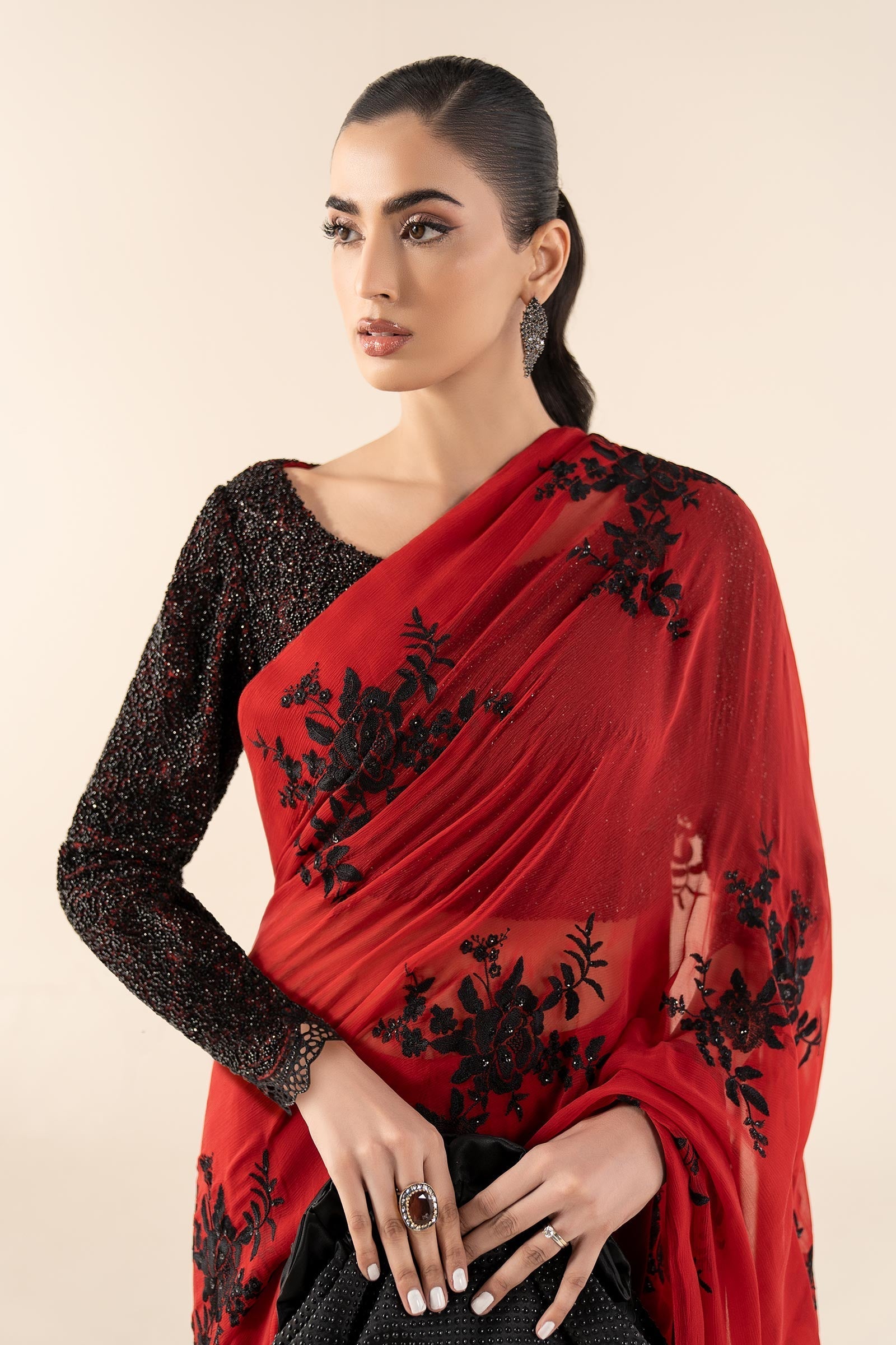 Maria B | Pre Fall 25 | MBS-W25-04-Red - Official Maria B stockist in UK - Sakeena London