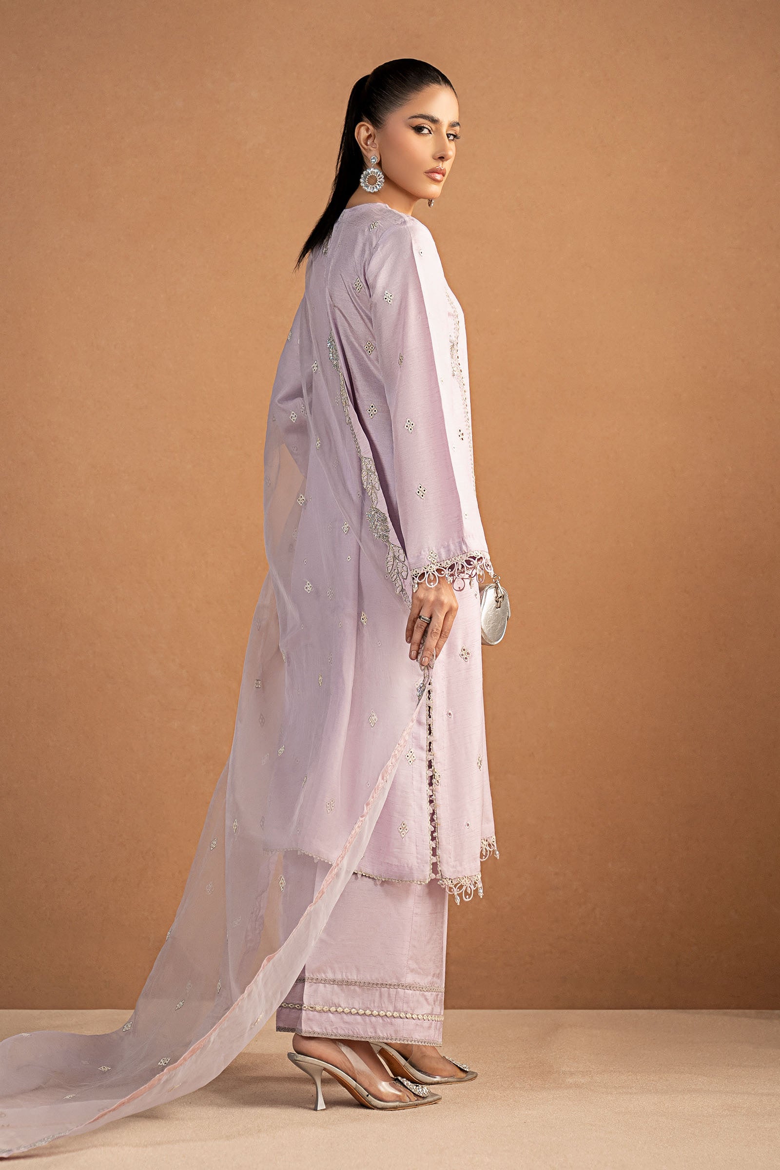 Maria B | Pre Fall 25 | MBS-W25-12-Lilac - Official Maria B stockist in UK - Sakeena London