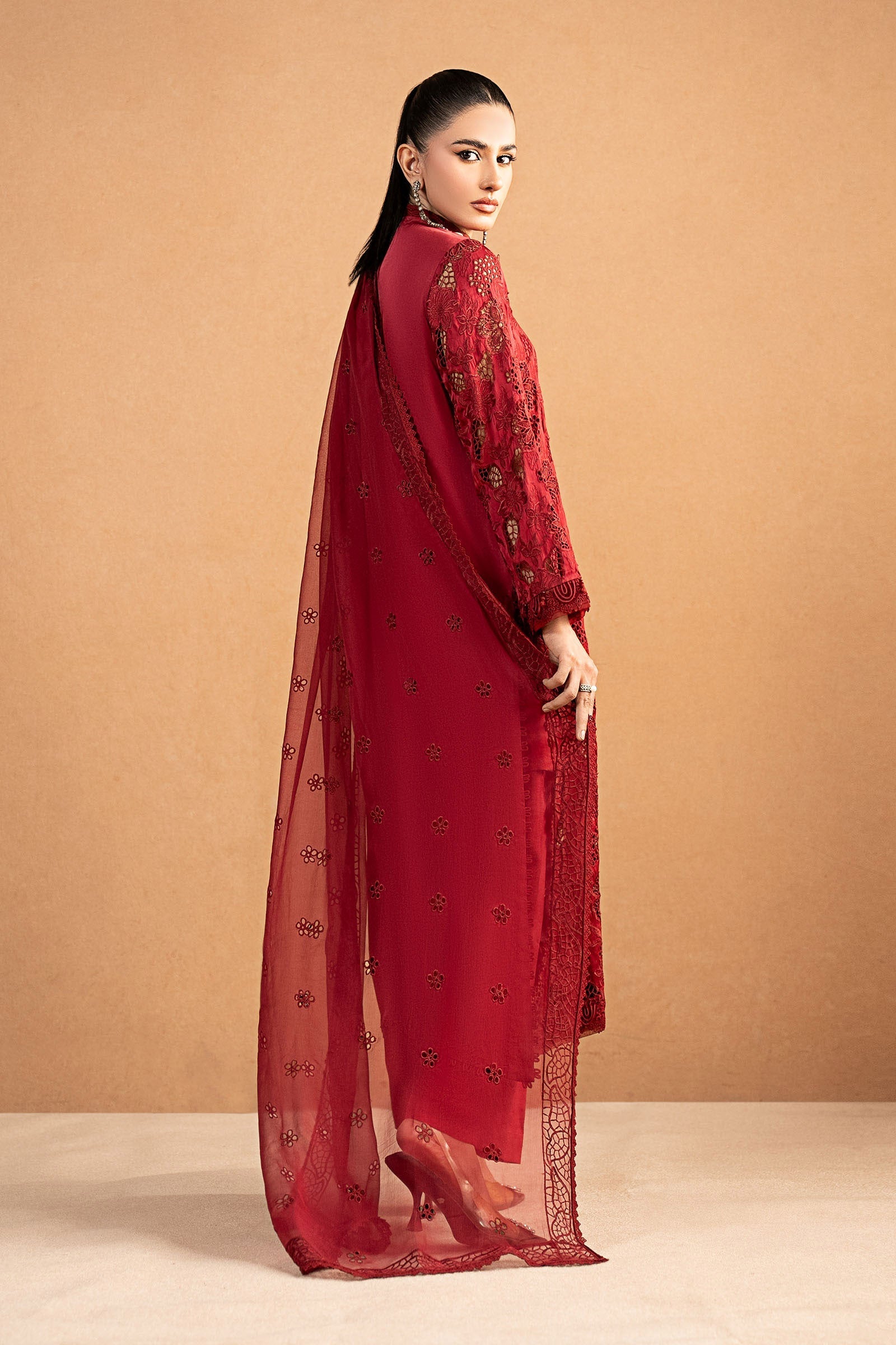 Maria B | Pre Fall 25 | MBS-W25-18-Red - Official Maria B stockist in UK - Sakeena London