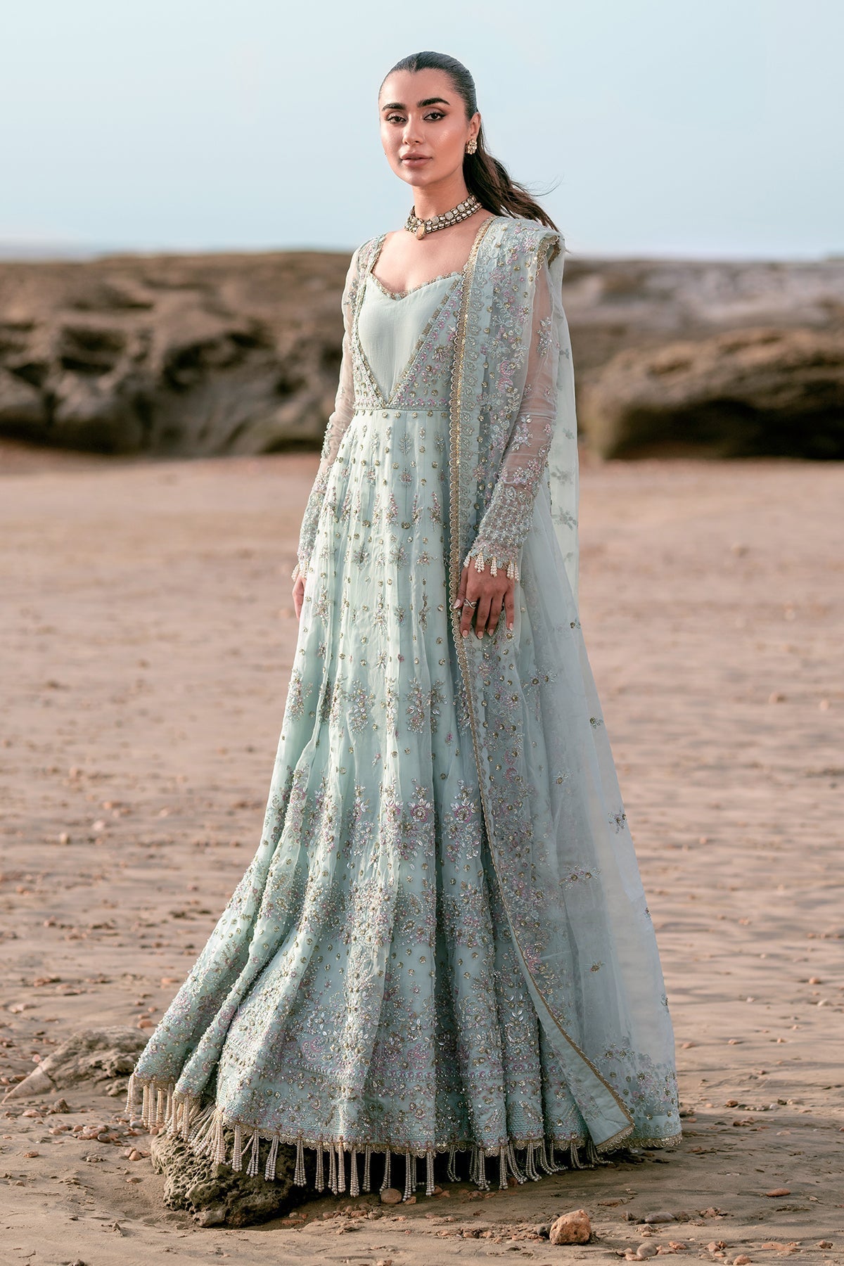 Emaan Adeel | Kamari Reveuse Wedding Formals | LUNYA - Official Emaan Adeel stockist in UK - Sakeena London