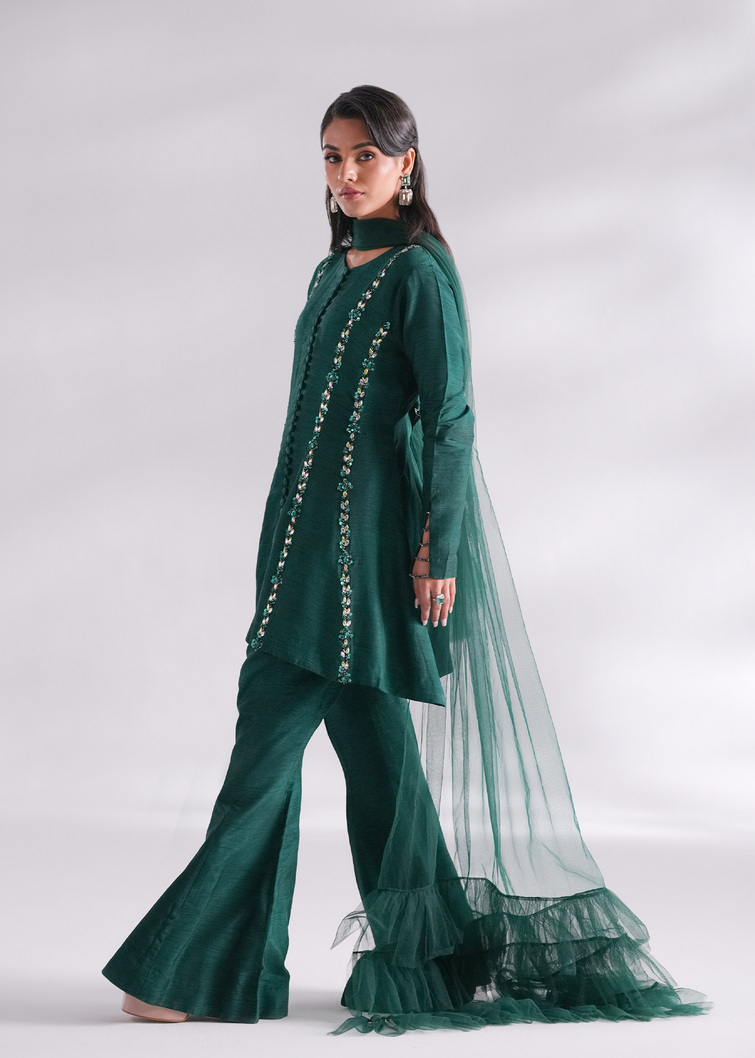 Mehak Yaqoob | Enchante The Luxe Edit | Jade - Official Mehak Yaqoob stockist in UK - Sakeena London