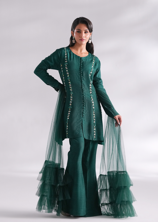 Mehak Yaqoob | Enchante The Luxe Edit | Jade - Official Mehak Yaqoob stockist in UK - Sakeena London