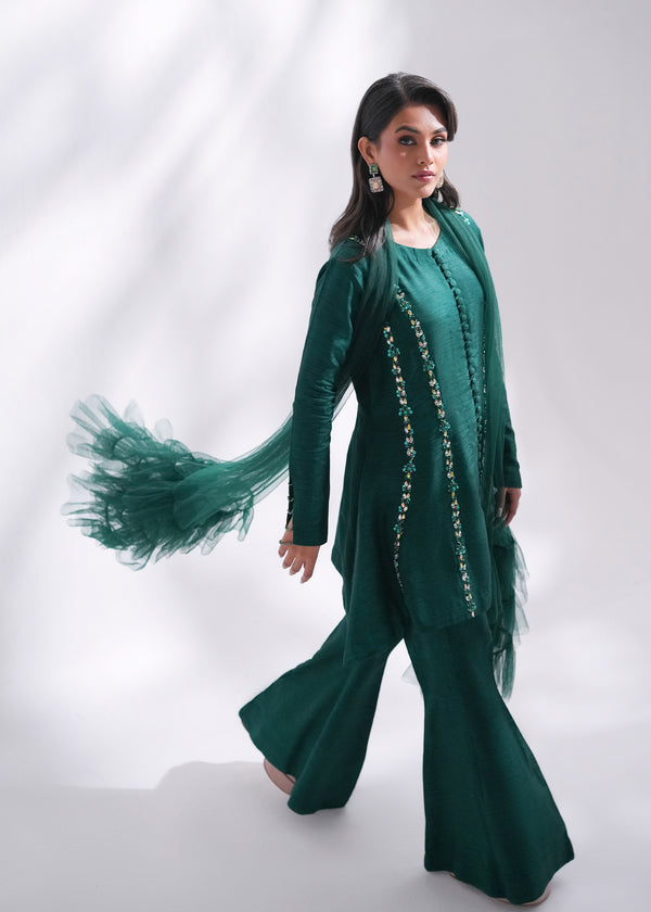 Mehak Yaqoob | Enchante The Luxe Edit | Jade - Official Mehak Yaqoob stockist in UK - Sakeena London